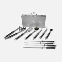 Estuche para utensilios de barbacoa de 18 piezas