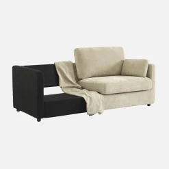 Funda en tela de 3 plazas para para sofá cama Neo