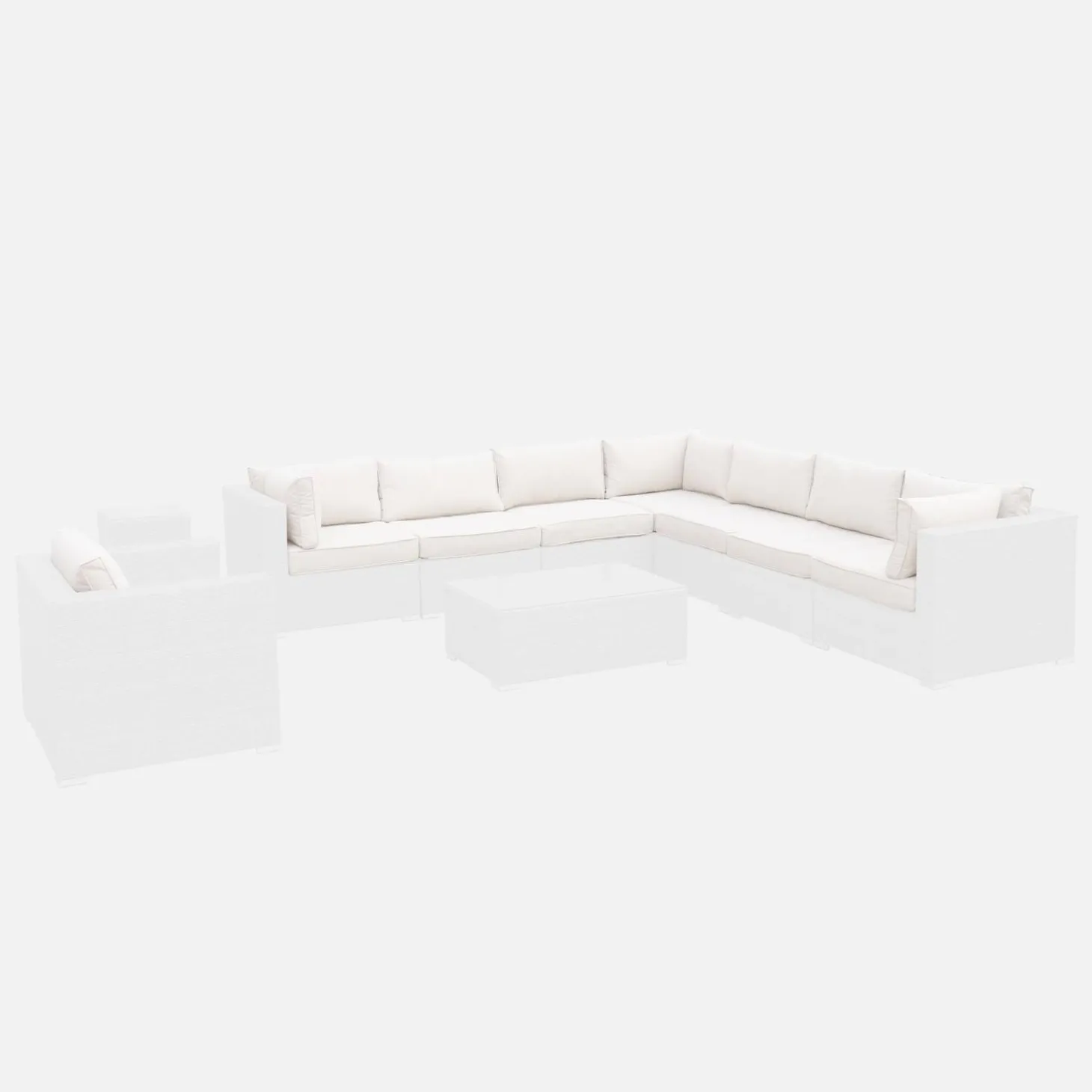 Fundas de cojín para conjunto de jardín Venezia