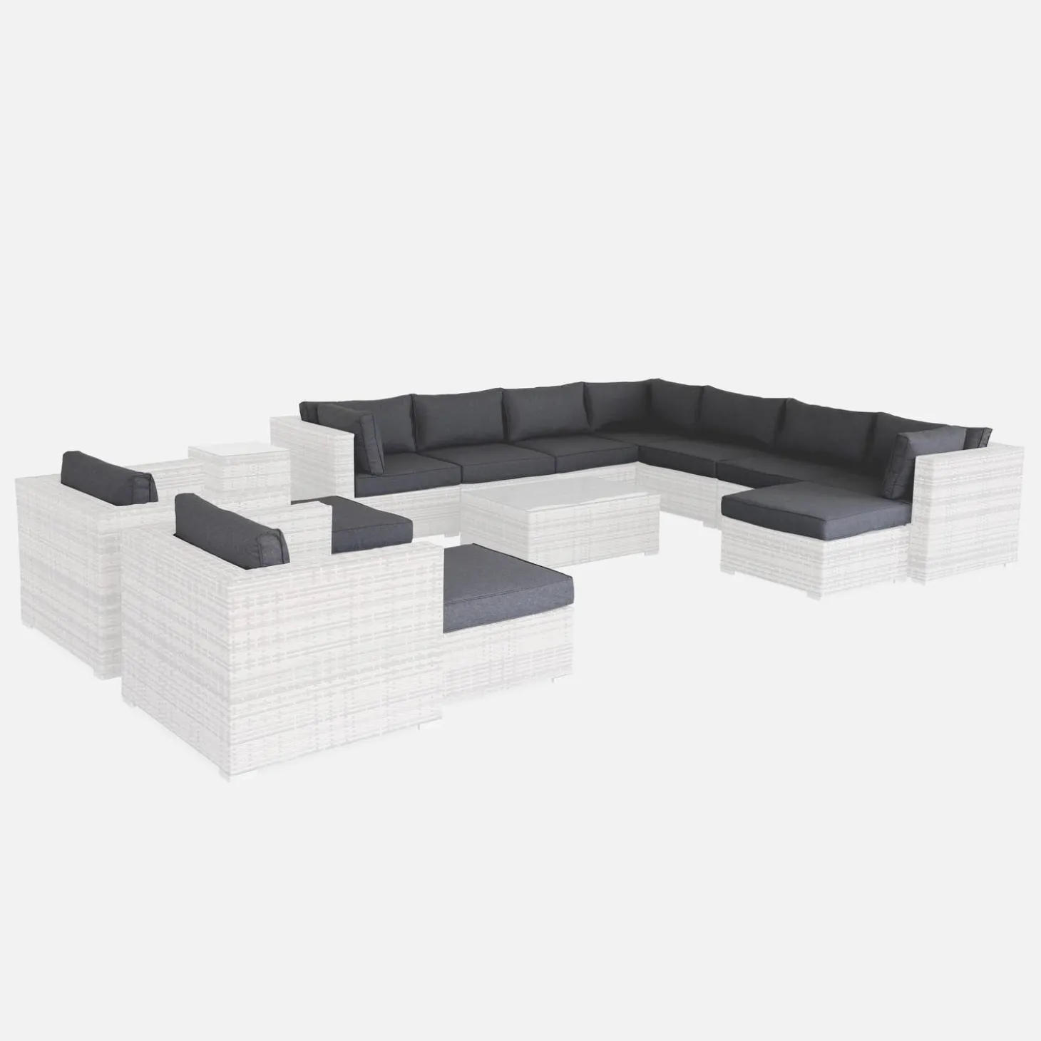Fundas de cojín para conjunto de jardín Tripoli