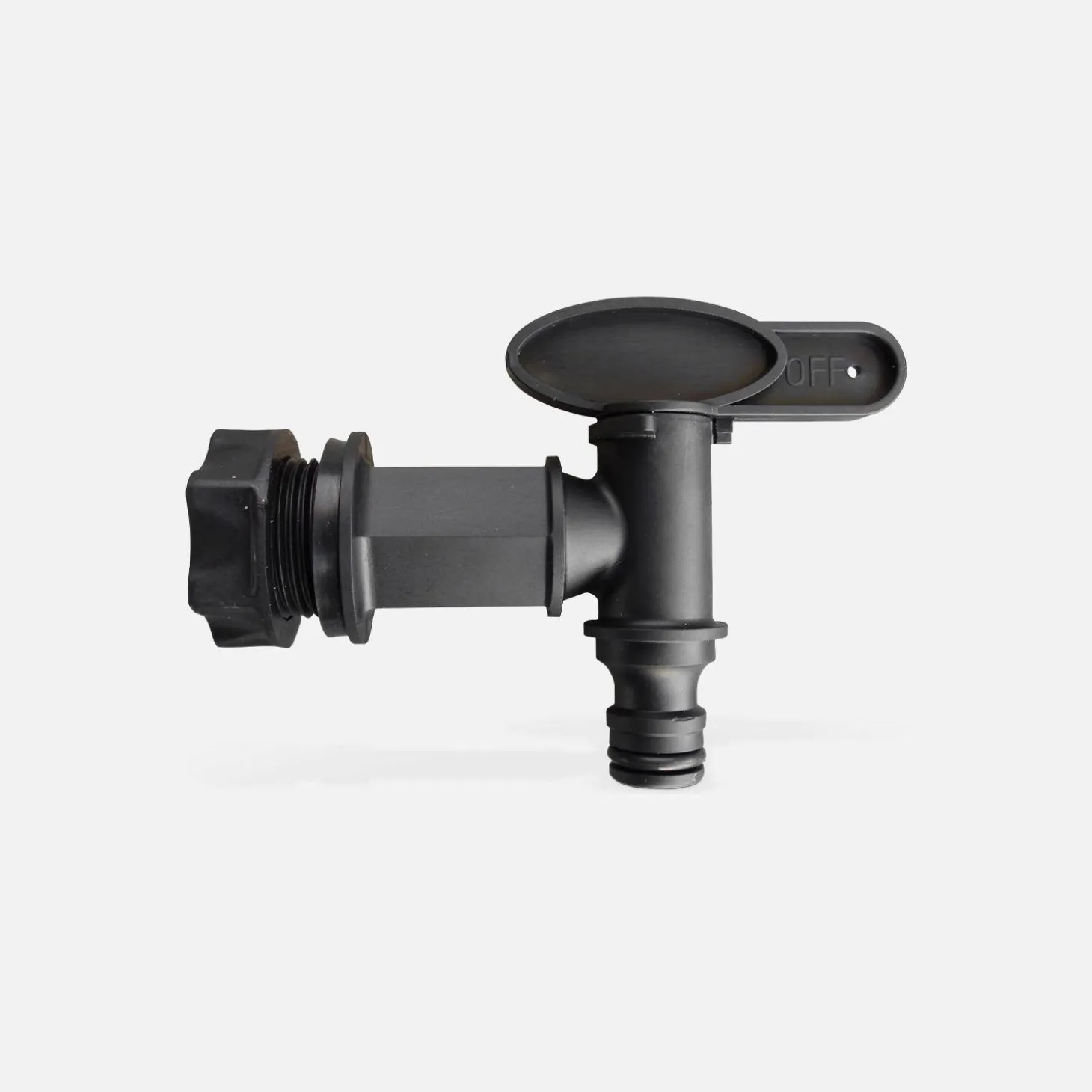 Grifo de conexión rápida para recolector de agua de lluvia
