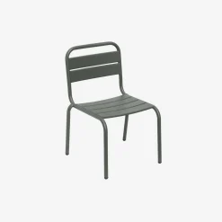 Juego de 2 sillas de metal para niños