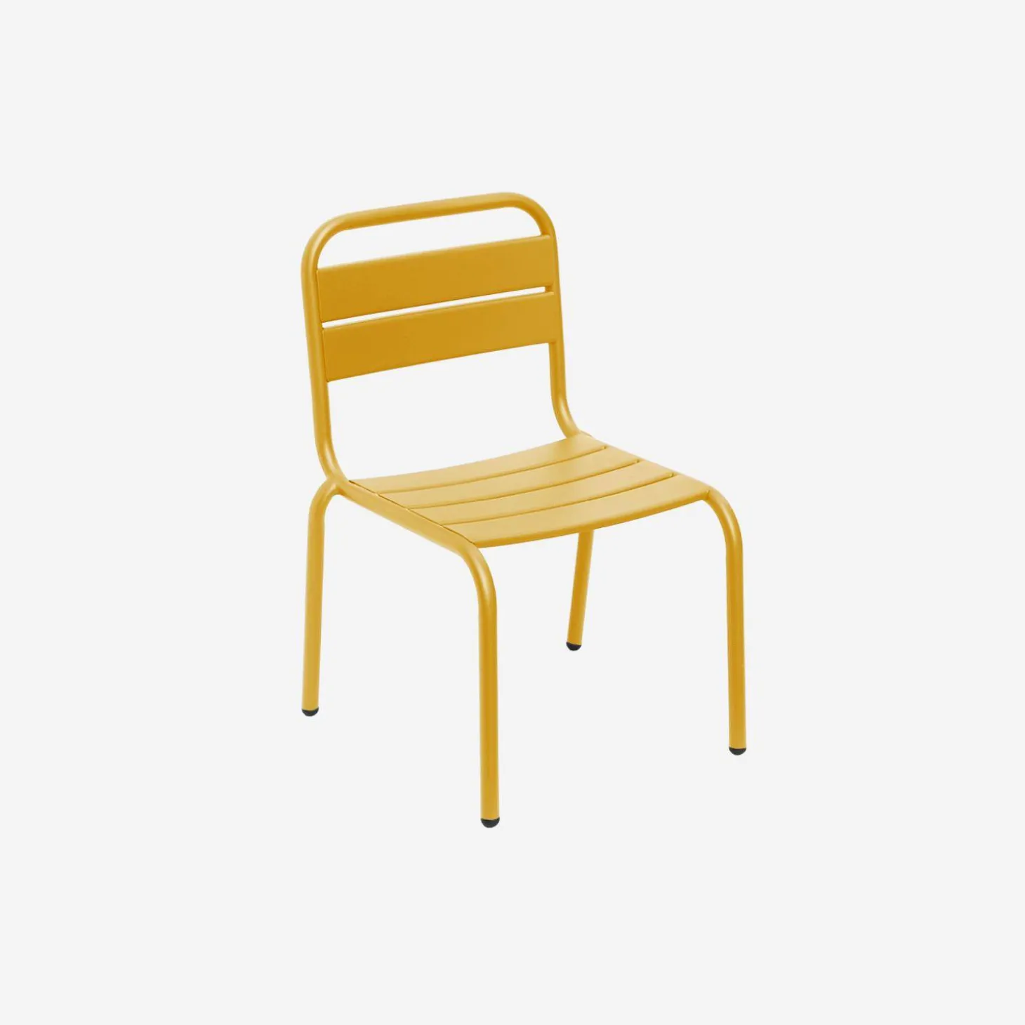 Juego de 2 sillas de metal para niños