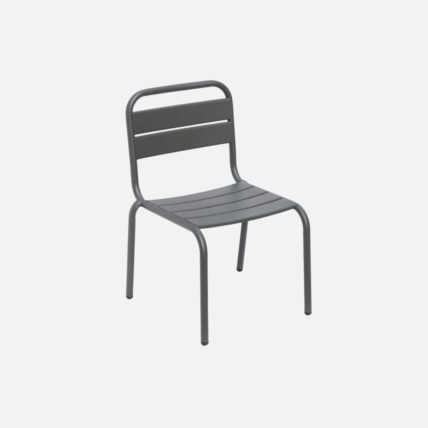 Juego de 2 sillas de metal para niños