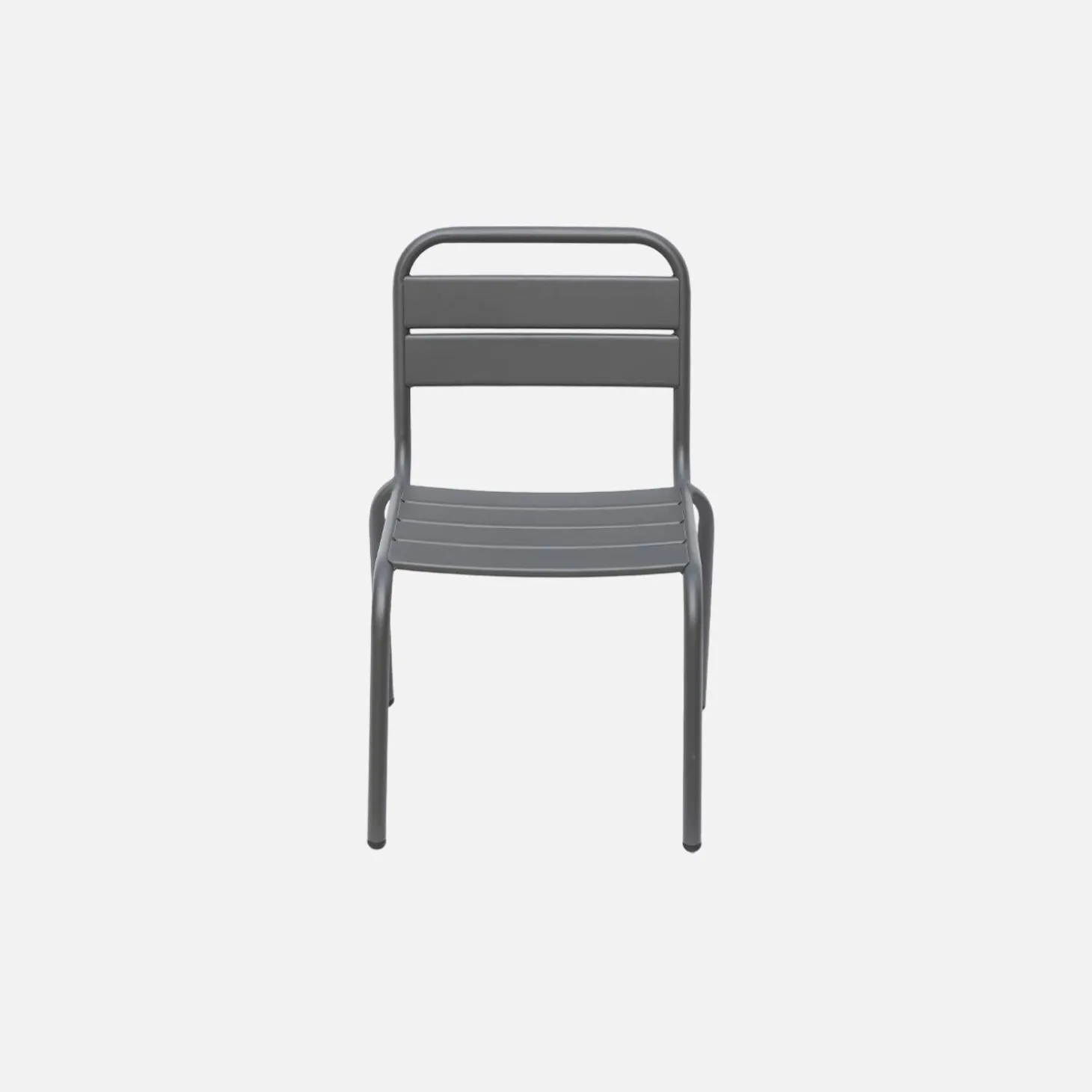 Juego de 2 sillas de metal para niños