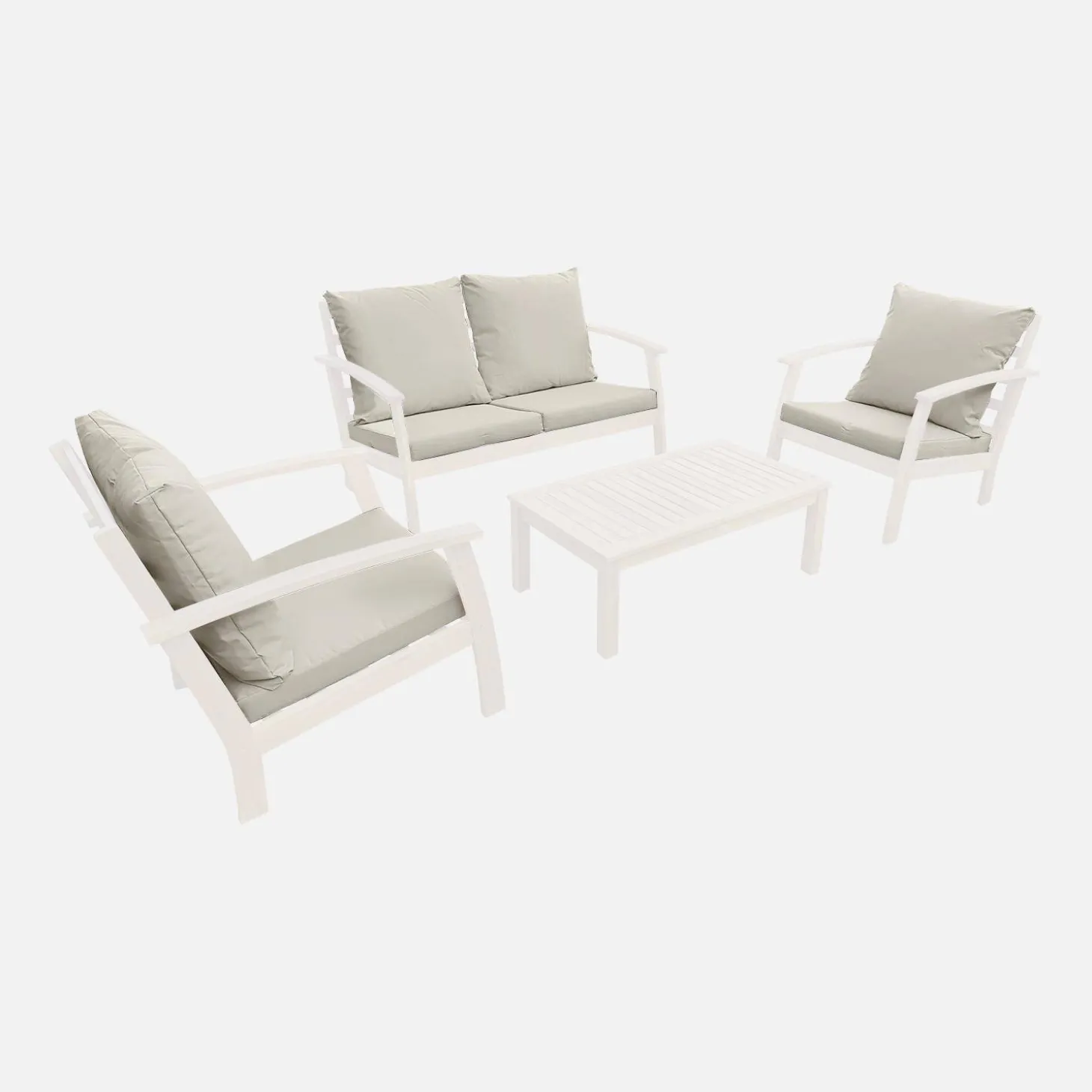 Juego de fundas de cojín para muebles de jardín