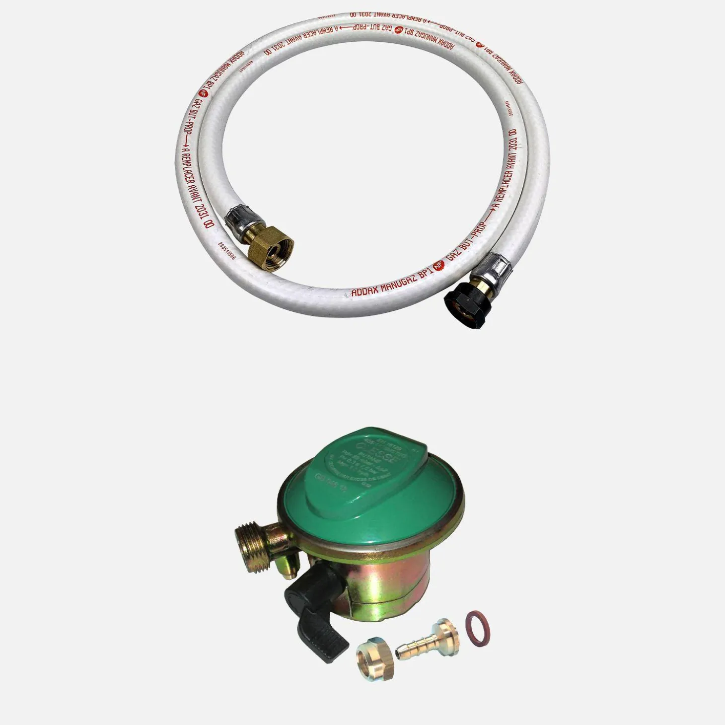 Kit de manguera de gas y regulador de butano