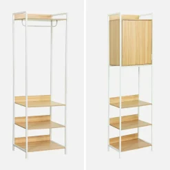 Kit de vestidor modular con 4 elementos
