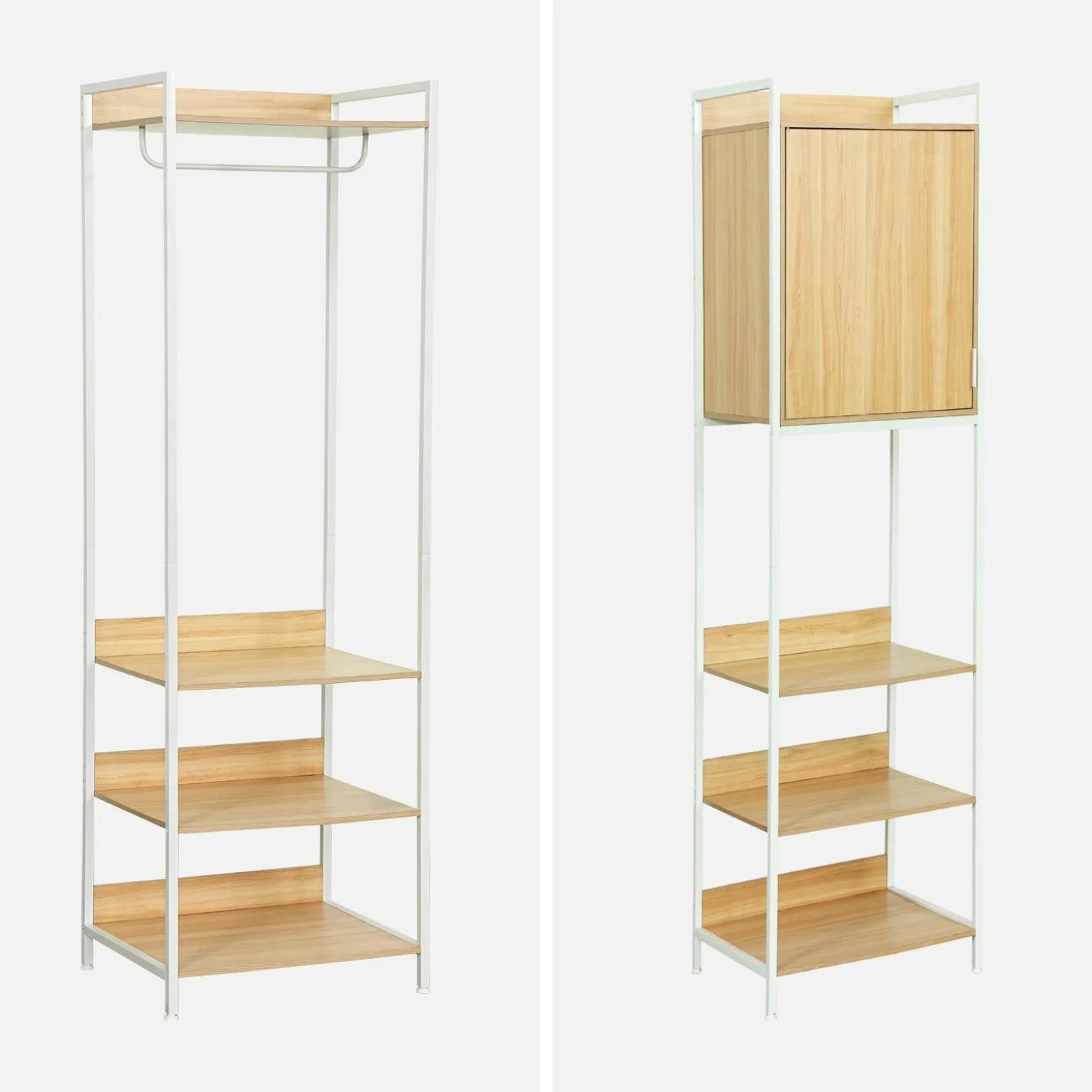 Kit de vestidor modular con 4 elementos