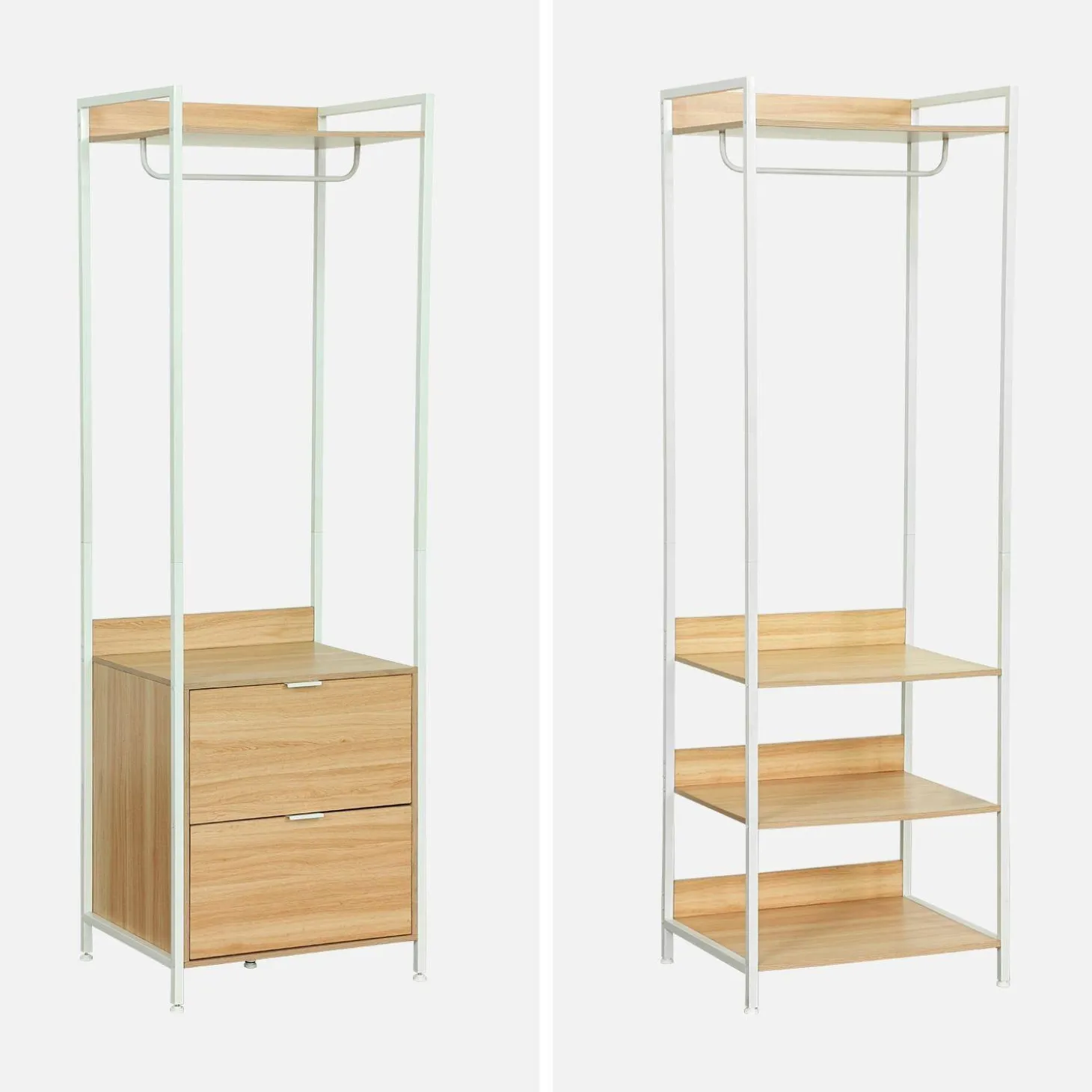Kit de vestidor modular con 5 elementos