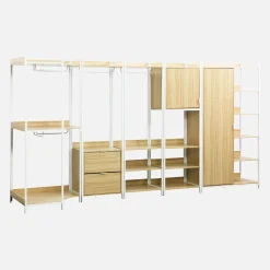 Kit de vestidor modular con 5 elementos