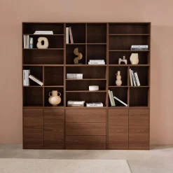 Kit estantería o biblioteca modular con 9 secciones