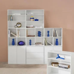 Kit estantería o biblioteca modular con 9 secciones