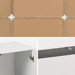 Kit estantería o biblioteca modular con 9 secciones