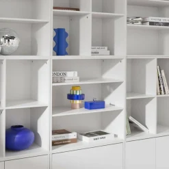 Kit estantería o biblioteca modular con 9 secciones