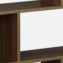 Librería de 3 estantes con 6 compartimentos