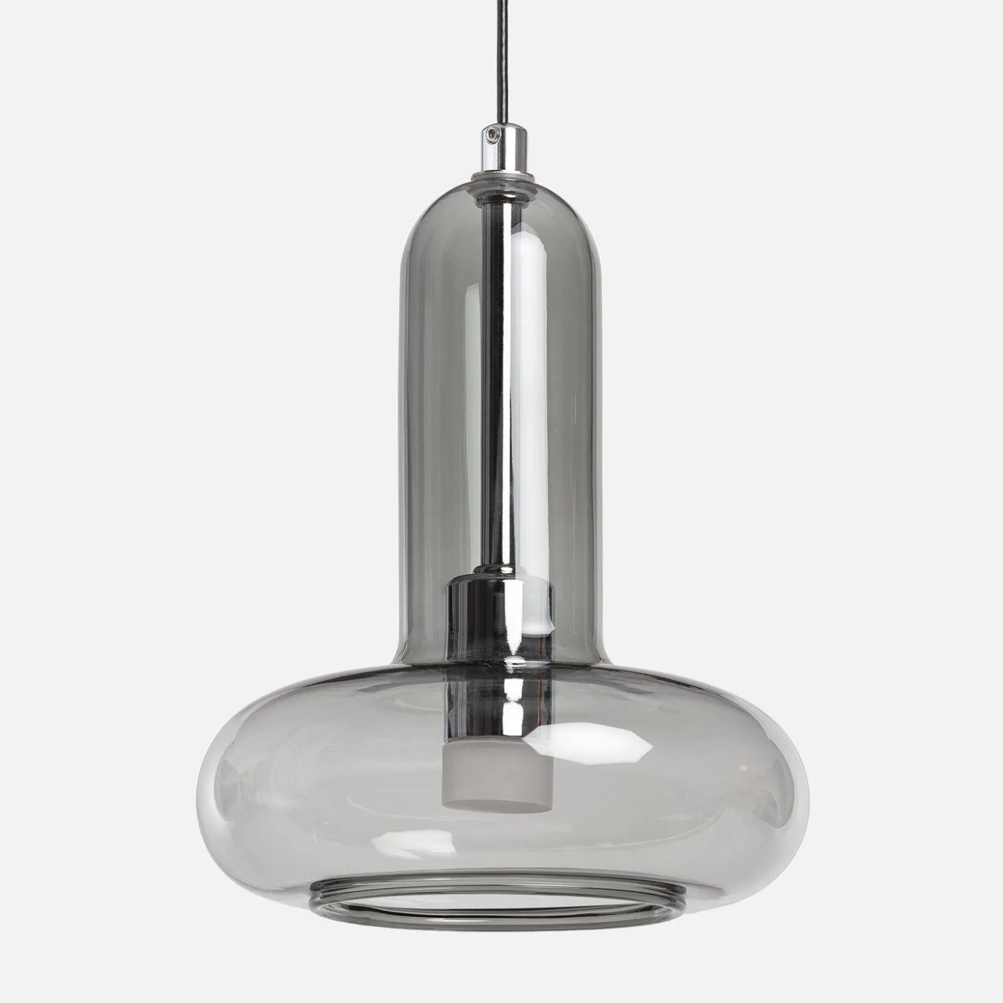 Lámpara colgante de interior LED, interior de cristal, Ø15cm