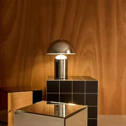Lámpara de mesa interior metal, 25cm