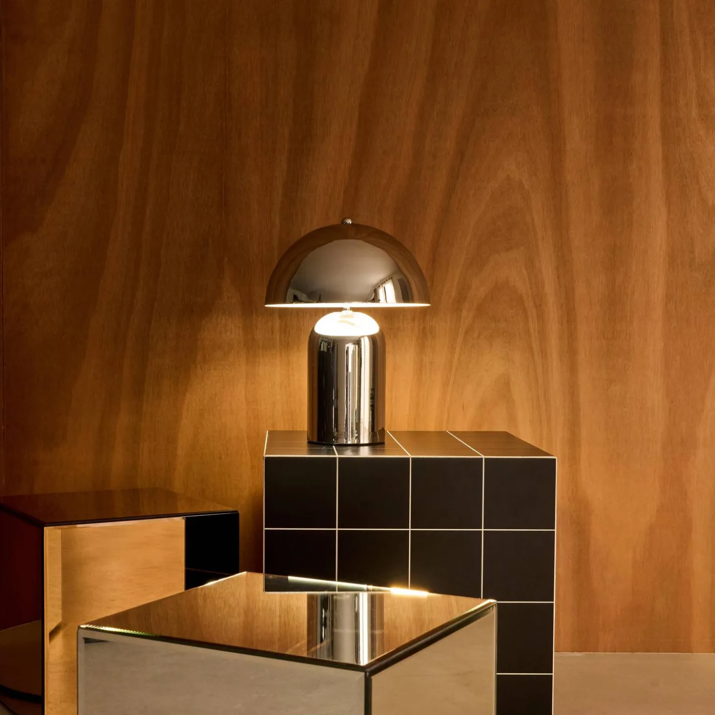 Lámpara de mesa interior metal, 25cm