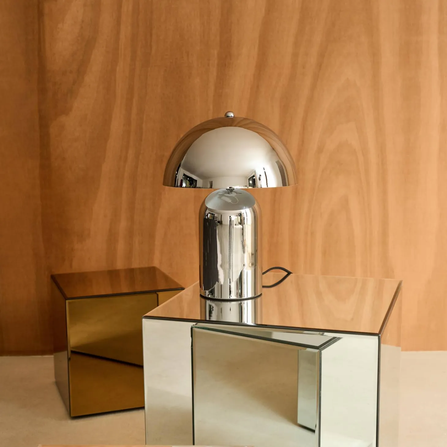 Lámpara de mesa interior metal, 25cm