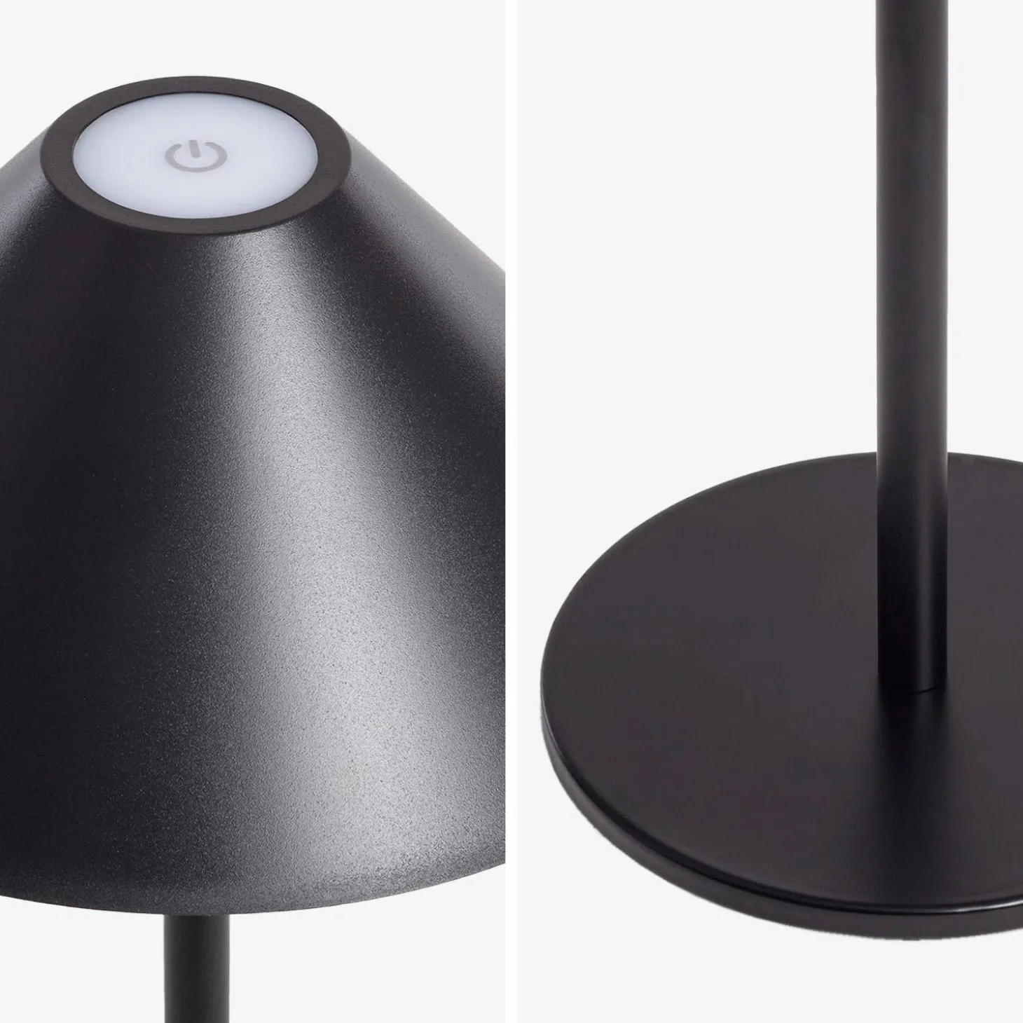 Lámpara de mesa interior/exterior LED inalámbrica, H32cm