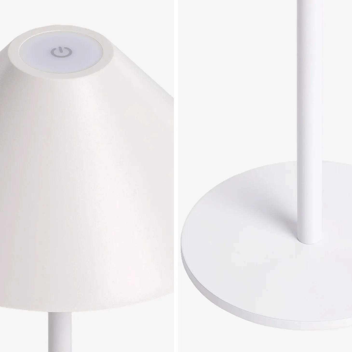 Lámpara de mesa interior/exterior LED inalámbrica, H32cm