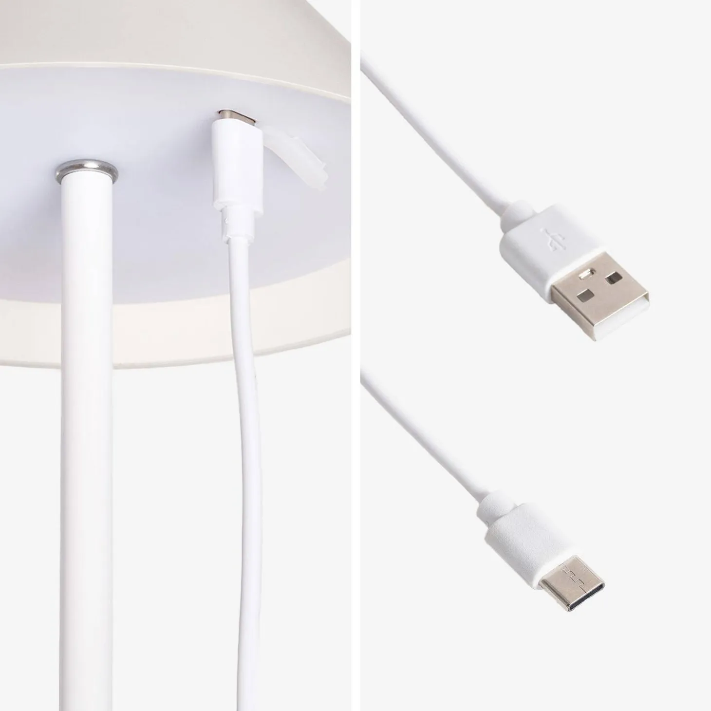 Lámpara de mesa interior/exterior LED inalámbrica, H32cm