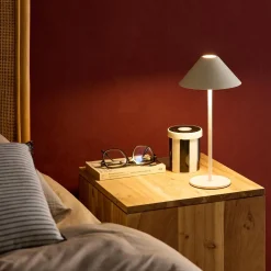 Lámpara de mesa interior/exterior LED inalámbrica, H32cm