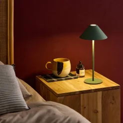 Lámpara de mesa interior/exterior LED inalámbrica, H32cm