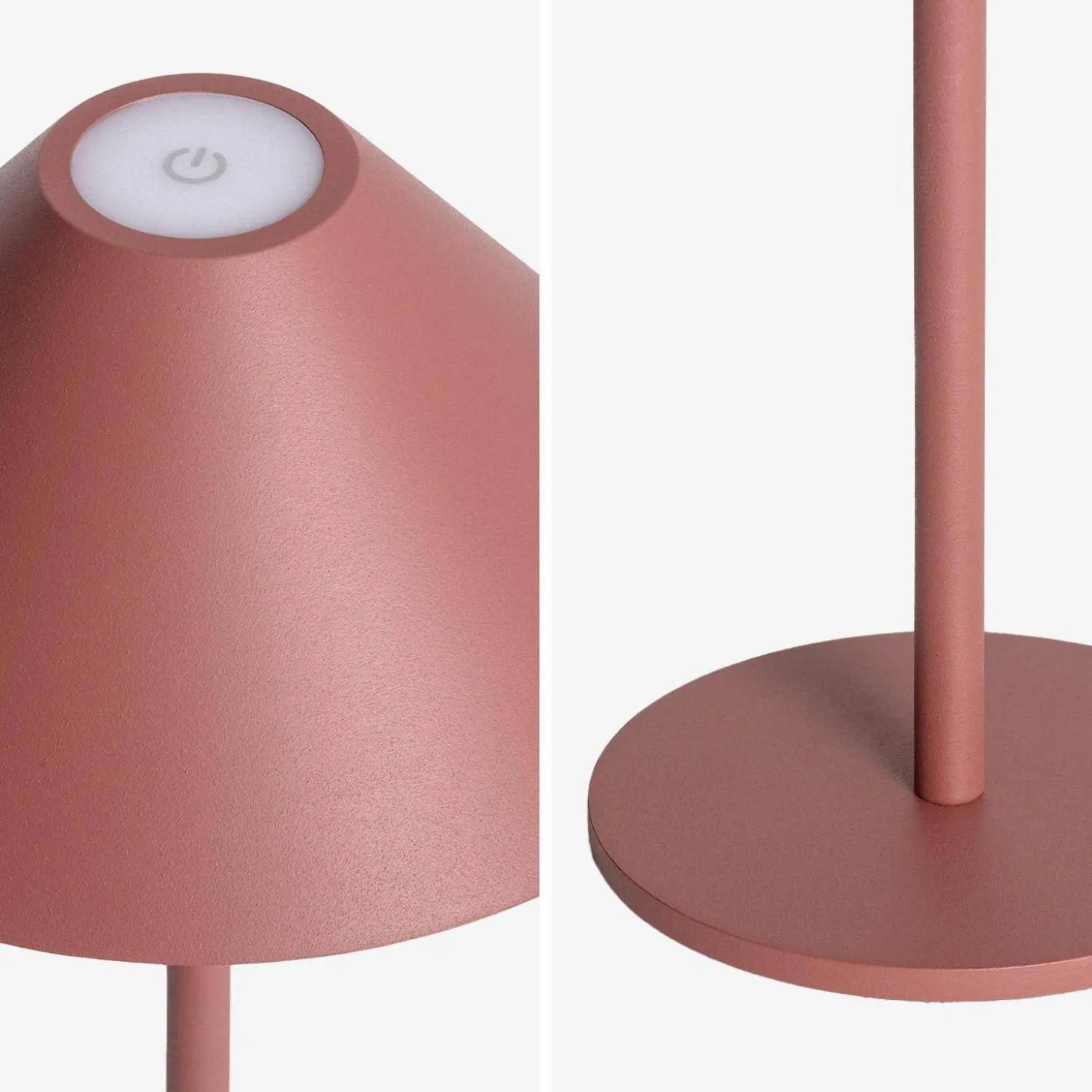 Lámpara de mesa interior/exterior LED inalámbrica, H32cm