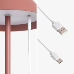 Lámpara de mesa interior/exterior LED inalámbrica, H32cm