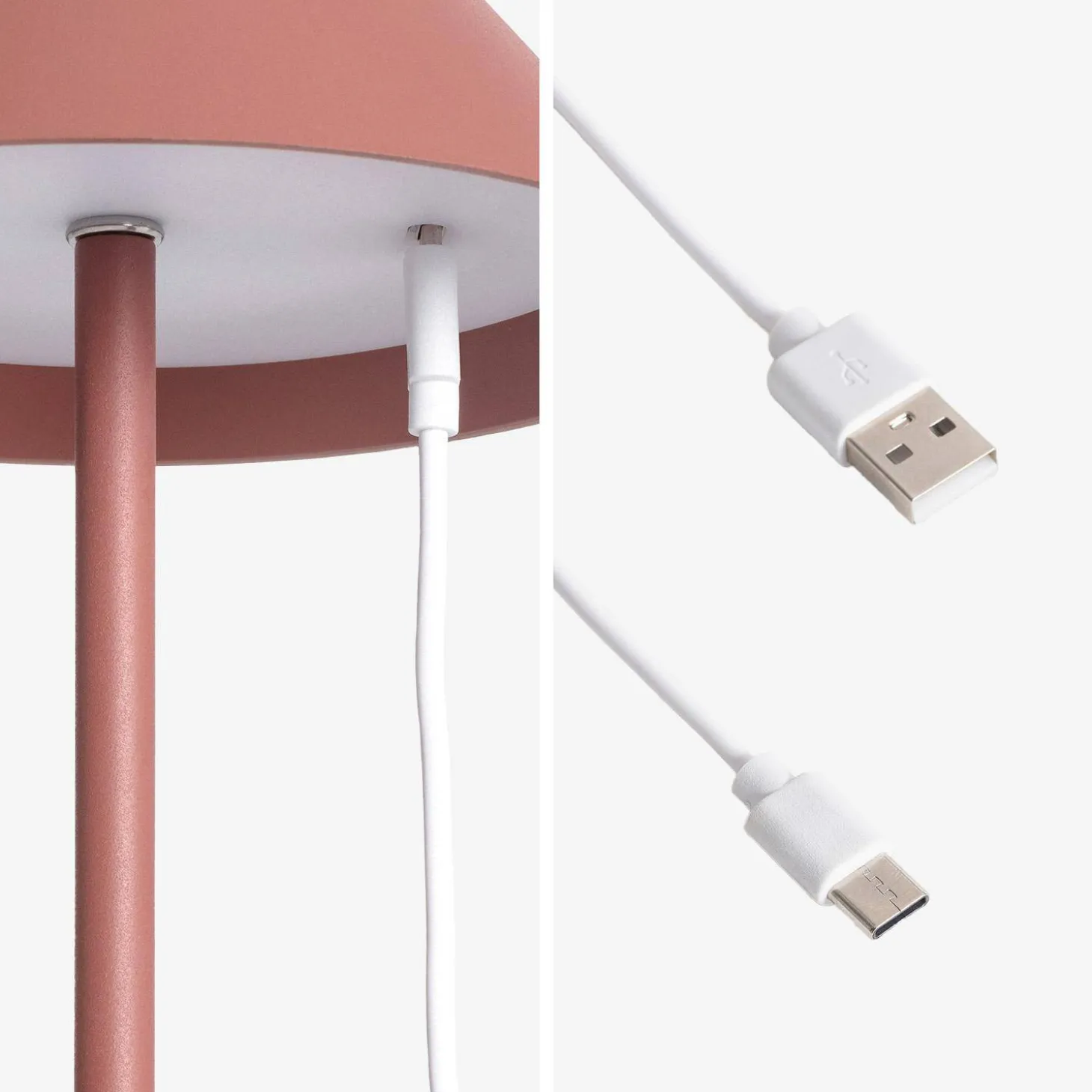Lámpara de mesa interior/exterior LED inalámbrica, H32cm