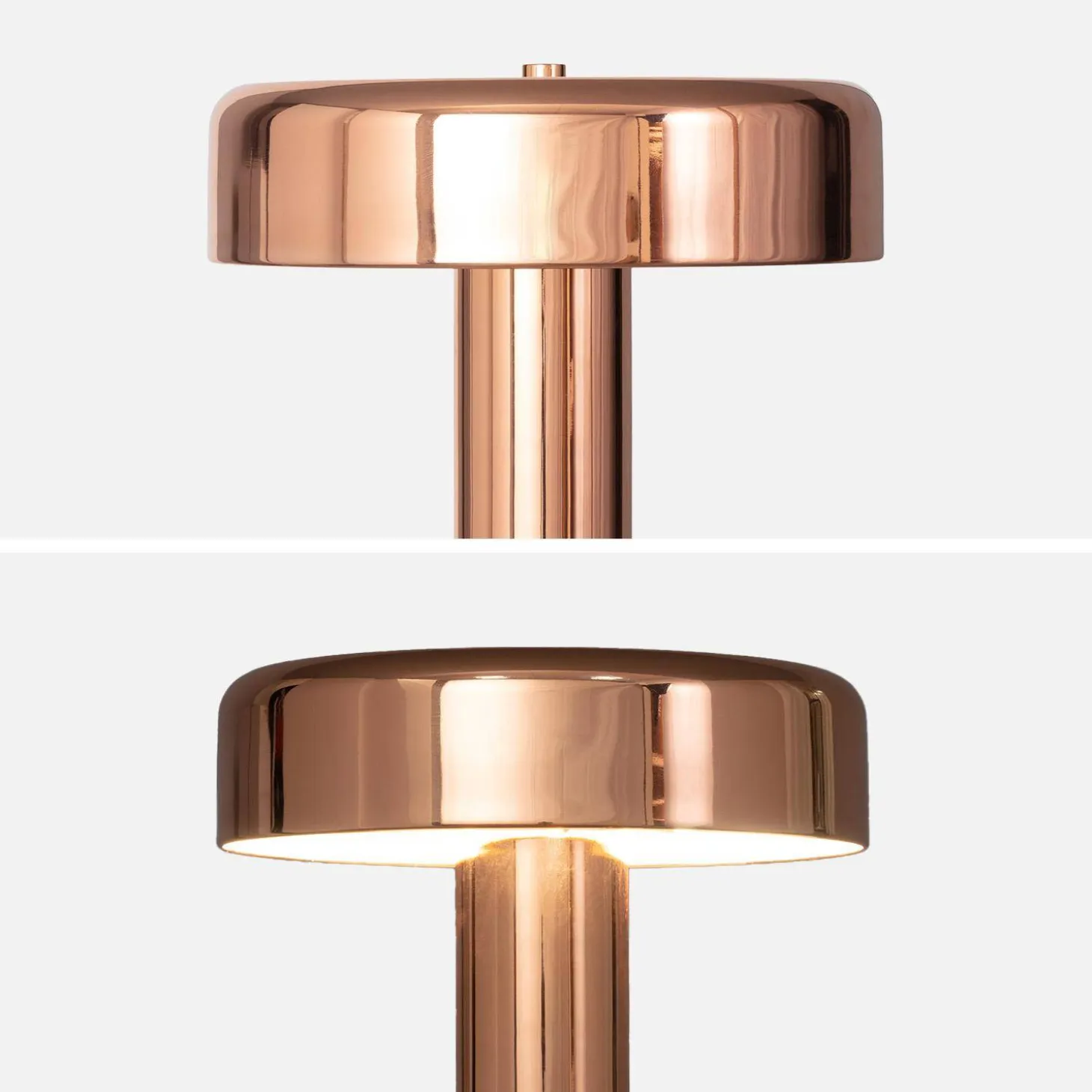 Lámpara de metal para mesa interior, 30cm