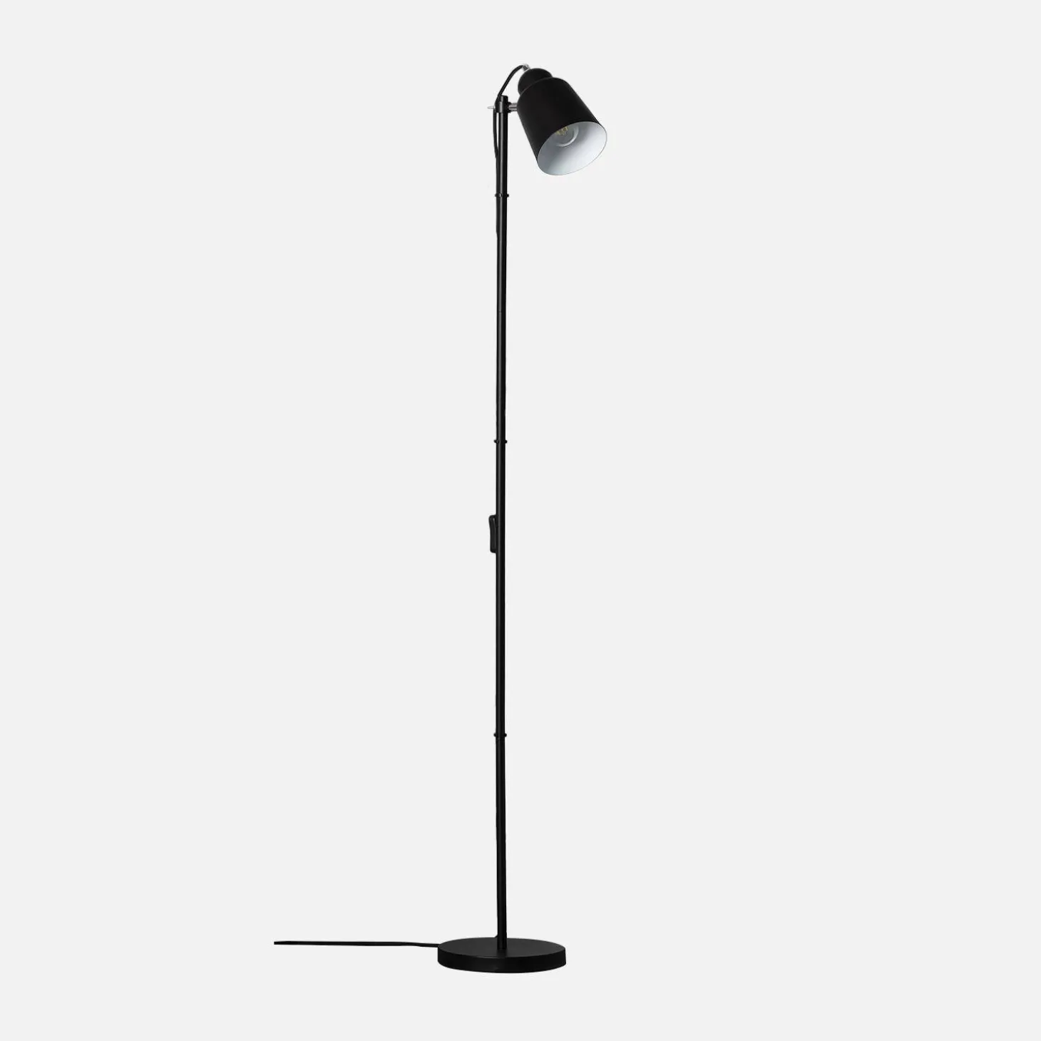 Lámpara de pie interior metal, 145cm