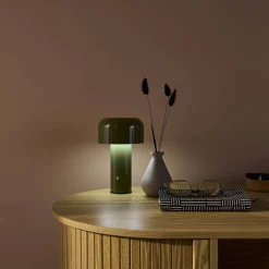 Lámpara LED de metal para mesa interior, 13cm