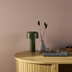 Lámpara LED de metal para mesa interior, 13cm