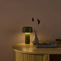 Lámpara LED de metal para mesa interior, 13cm