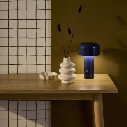Lámpara LED de metal para mesa interior, 13cm