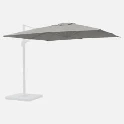 Lona de 3x3m sombrilla cuadrada desplazada
