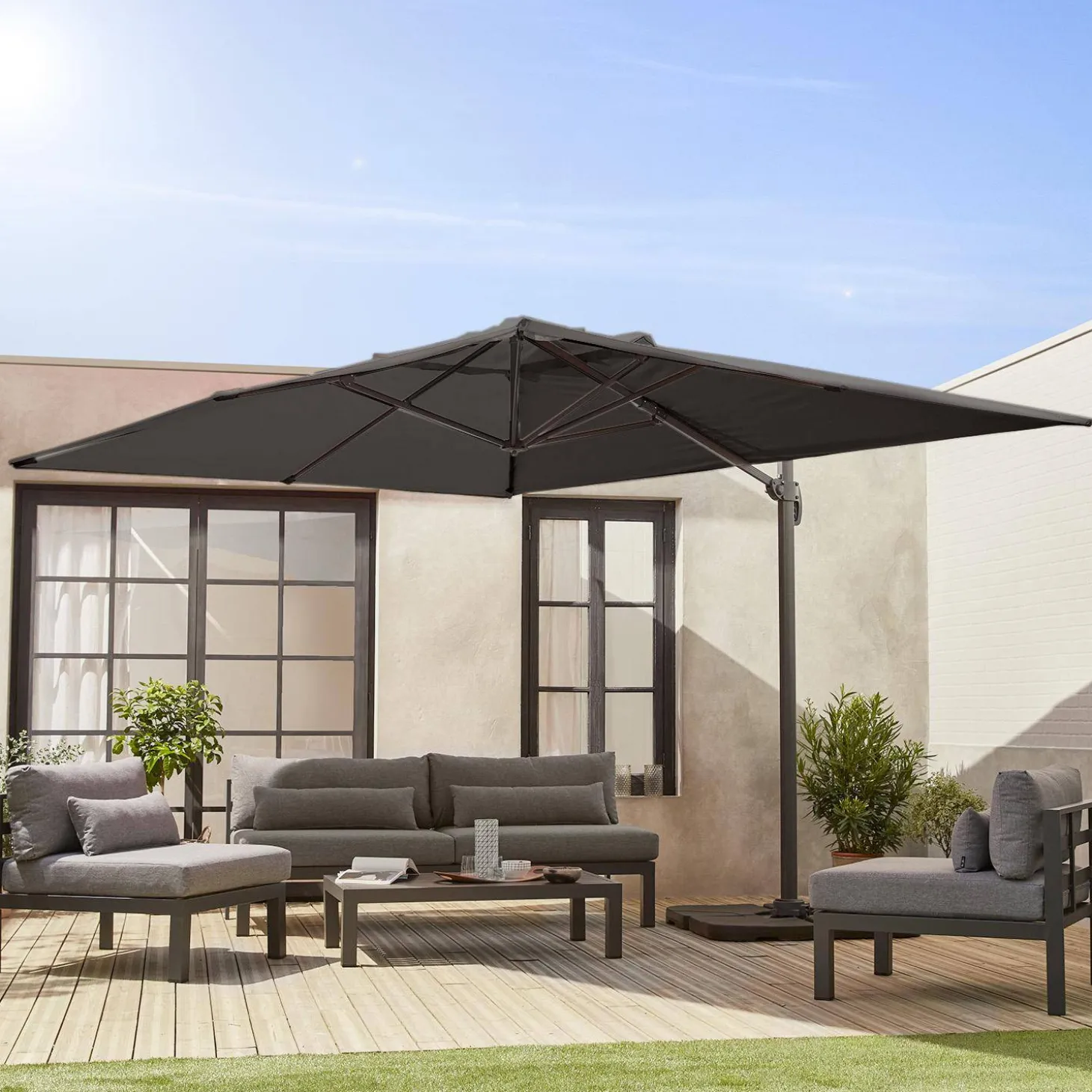Lona protectora para 3x4m sombrilla
