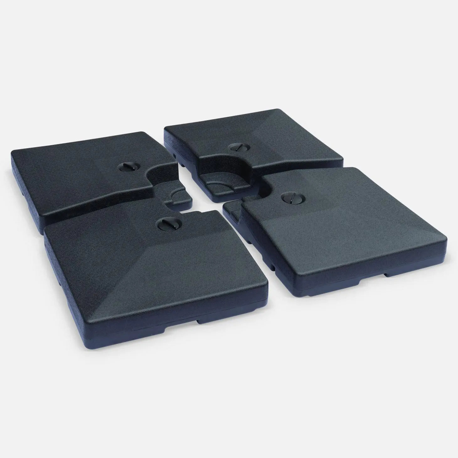 Losa lastrada para sombrilla de 51x51cm, set de 4