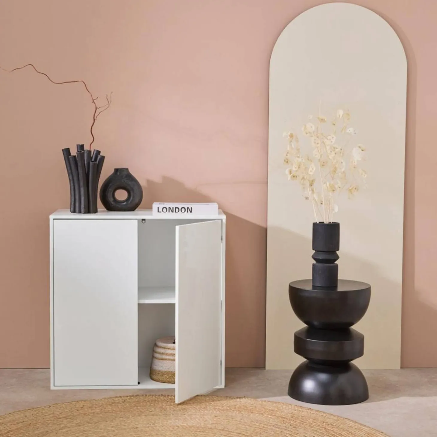 Módulo de almacenamiento con 2 puertas, 70cm