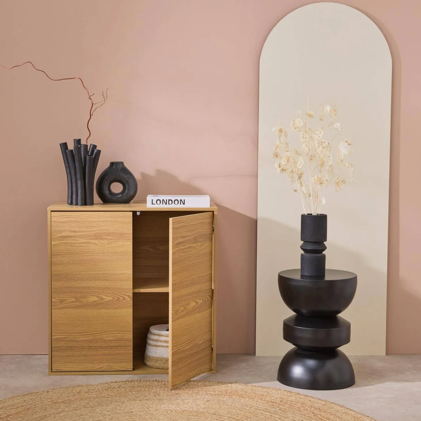 Módulo de almacenamiento con 2 puertas, 70cm