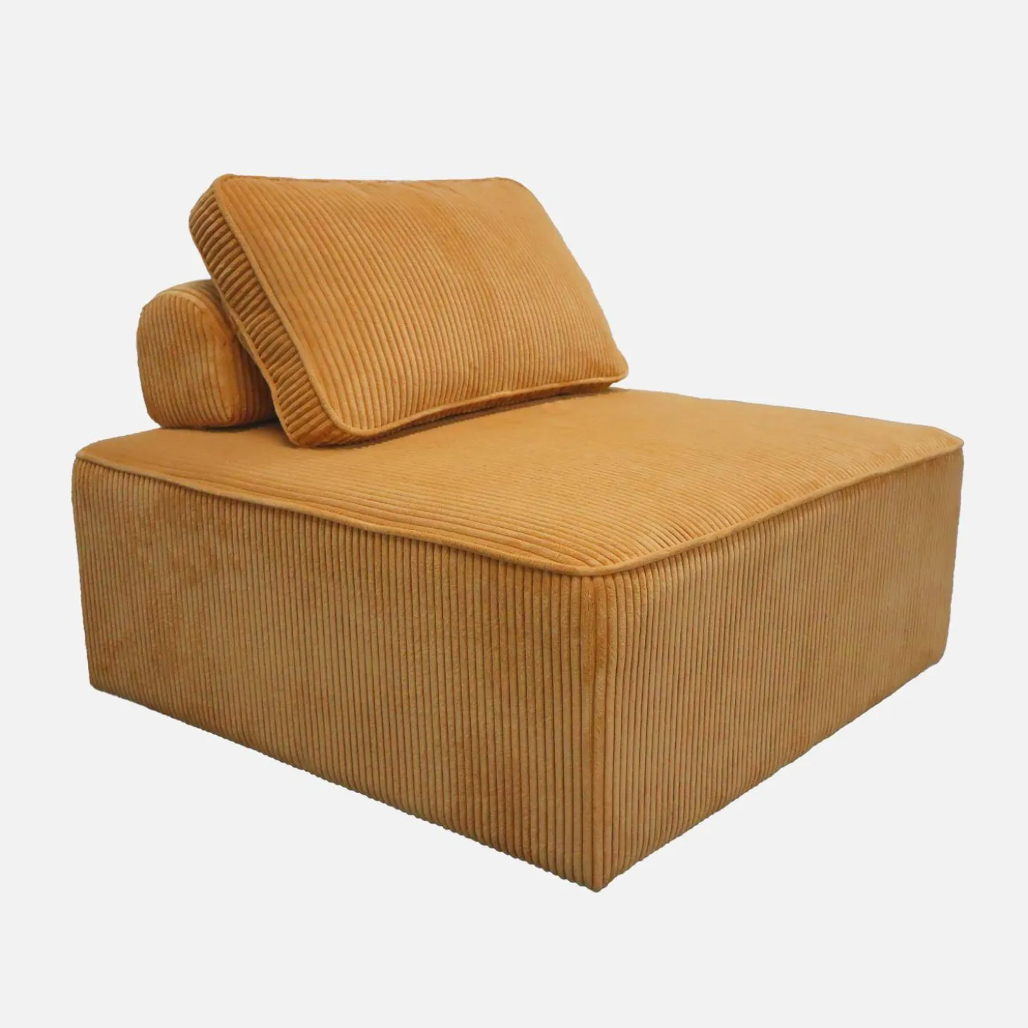 Módulo para sofá modular de pana, 1 plaza