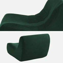 Módulo para sofá modular de terciopelo