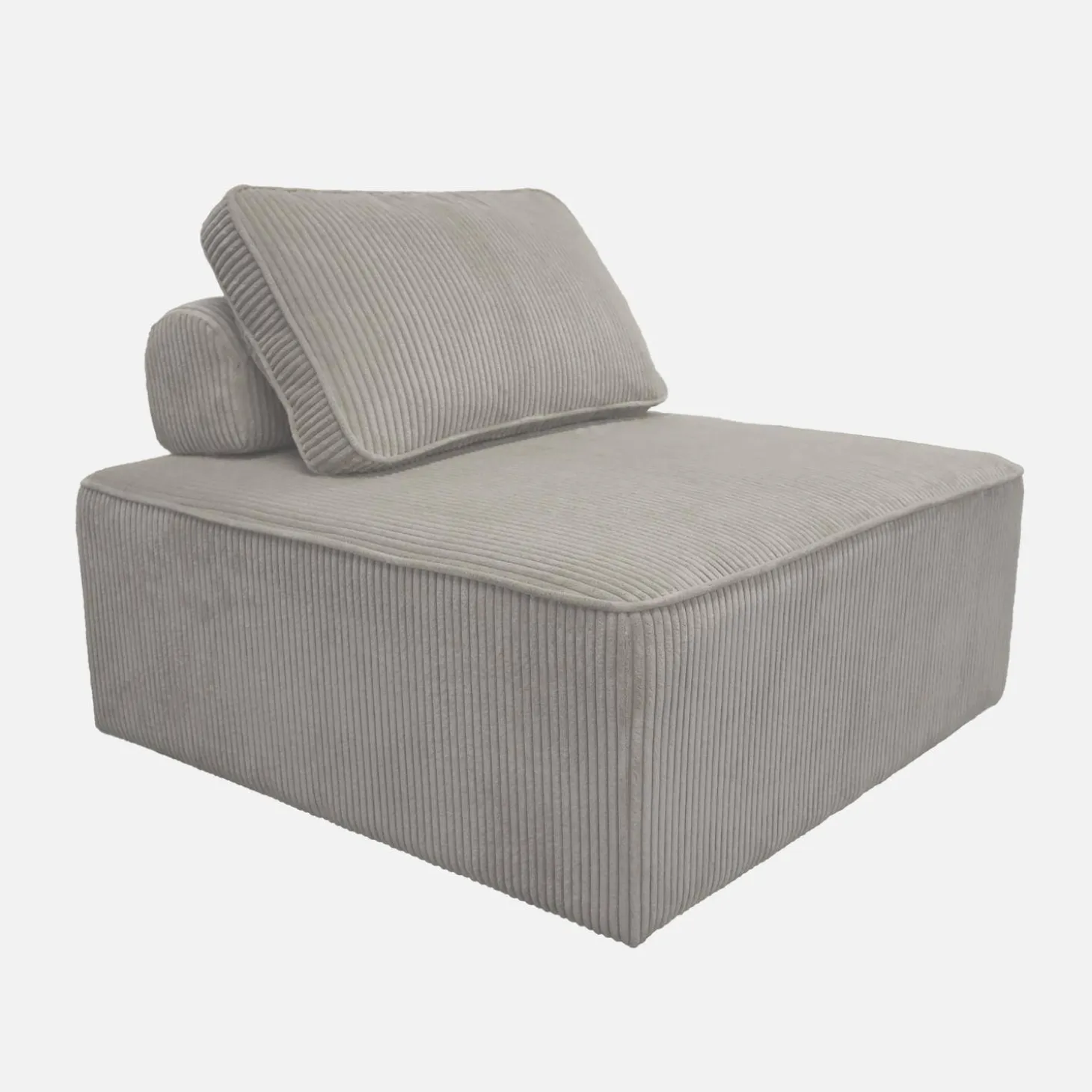 Módulo para sofá modular de pana, 1 plaza