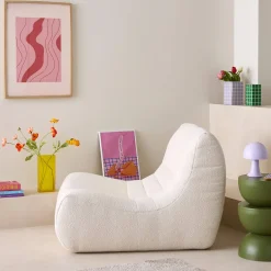 Módulo para sofá modular en borreguito texturizado