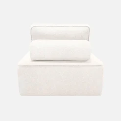Módulo para sofá modular en tejido borreguito