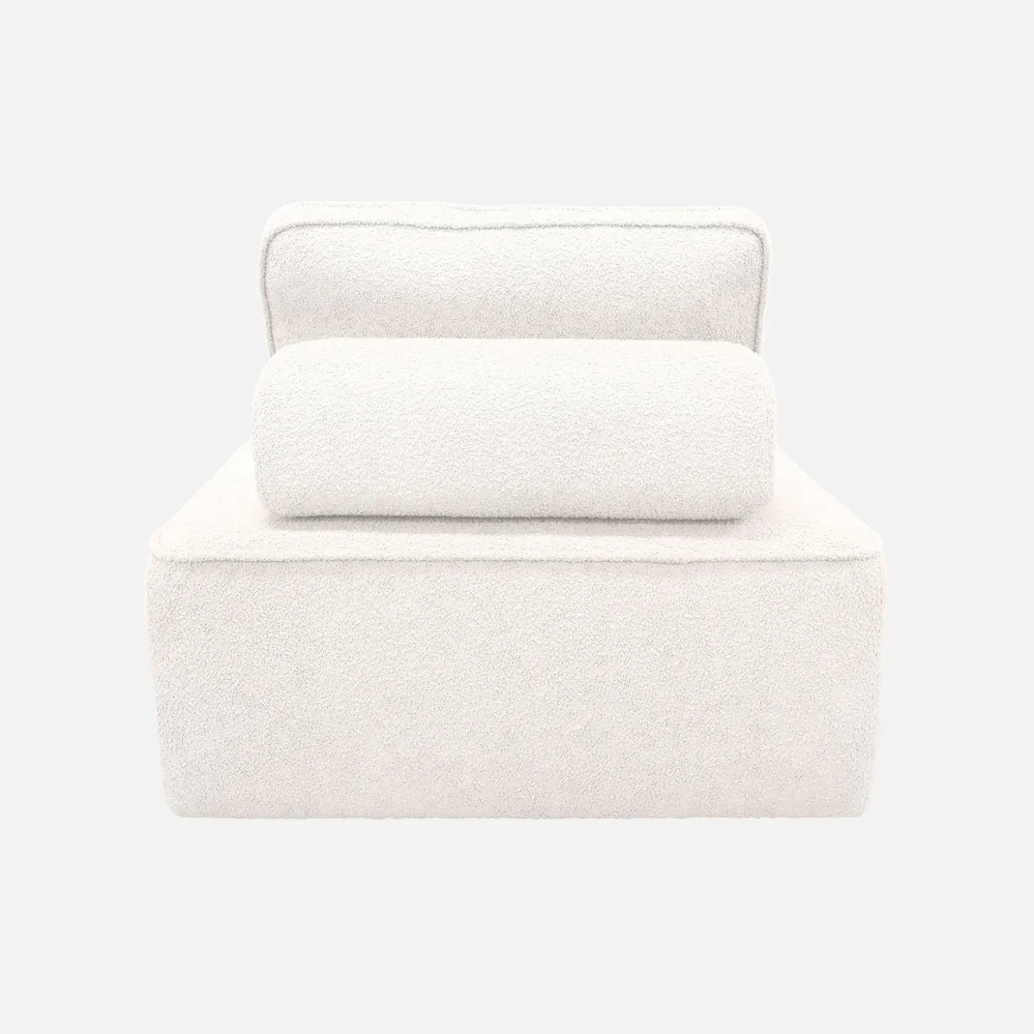 Módulo para sofá modular en tejido borreguito