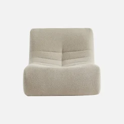 Módulo para sofá modular en borreguito texturizado